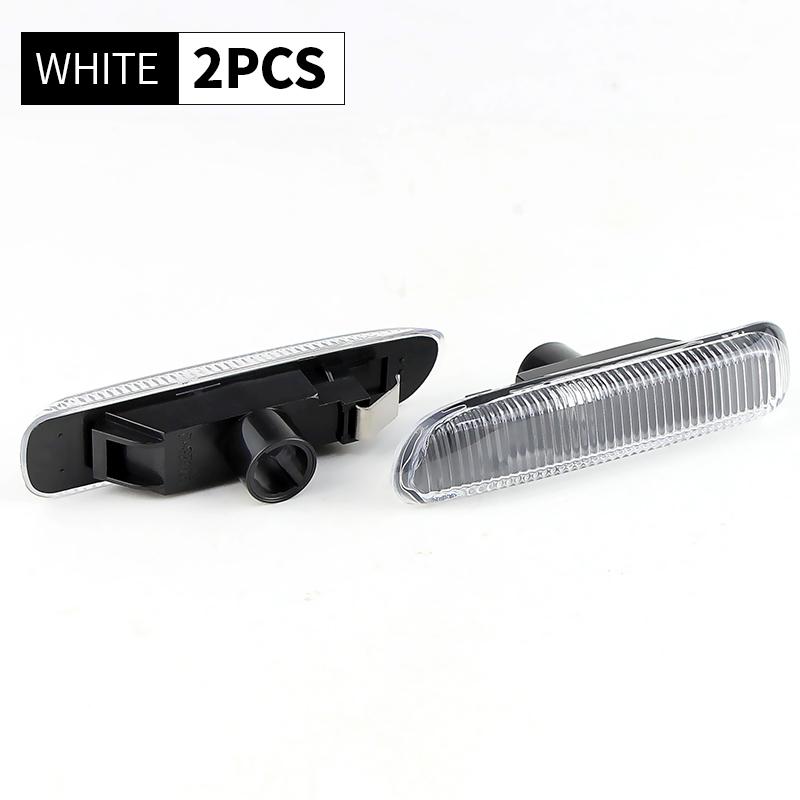 2PCS For BMW 3 Series E46 1997 1998 1999 2000-2001 Car Turn Signal Side Fender Marker Light Lamp Cover Shell Housing Left&Right
