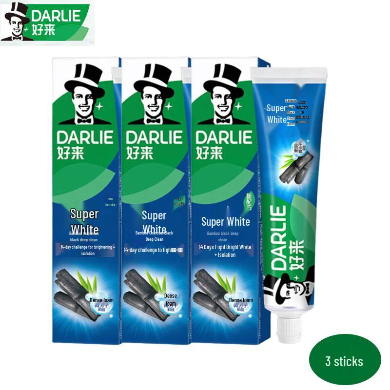 Darlie Super White Bamboo Charcoal Deep Clean Toothpaste
