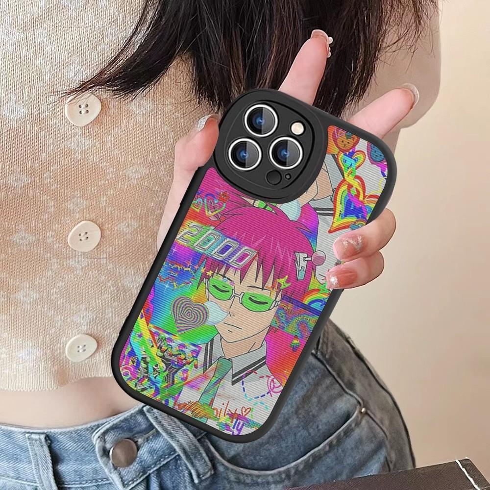 Saiki Kusuo No Psi Nan Phone Case Hard Leather For IPhone 16 15 14 13 12 Mini 11 14 Pro Max Xs X Xr 7 8 Plus Fundas