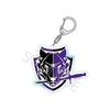 TV Anime "Shangri-La Frontier" Acrylic Keychain K Emblem Black Wolf Clear Acrylic Approx. 7cm Square