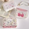 Hello Kitty Jewelry Box Earrings Necklaces Rings Jewelry Storage Box Large Capacity Travel Portable Bag Party Gift Makeup Bag