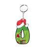 Santa 2D Flat Acrylic Christmas Tree Hanging Decoration Sports Car Decoration Flat Decoration Pendant