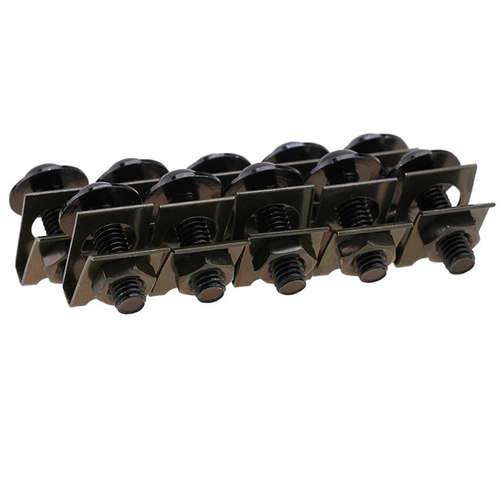 10 Stück 6mm Universelle Motorrad Verkleidung Karosserie Schrauben Roller Muttern M6 Turm Geschwindigkeit Befestigungsclips Schraube