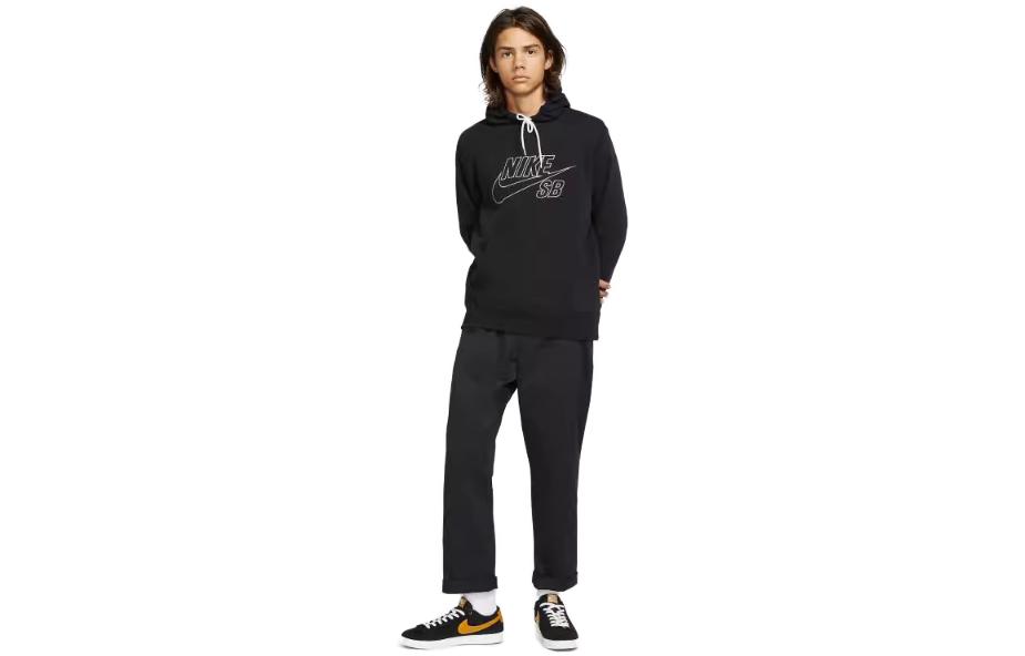Nike Sweatshirts Unisex Hooded Moderate Regular CI5844-010 L