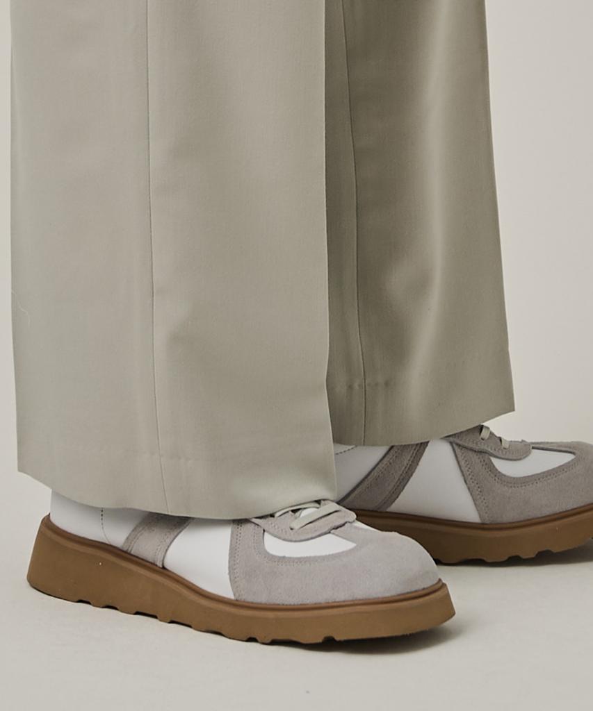 ANALOG MOOD Easy Tr Semi-Wide Slacks (Gray)