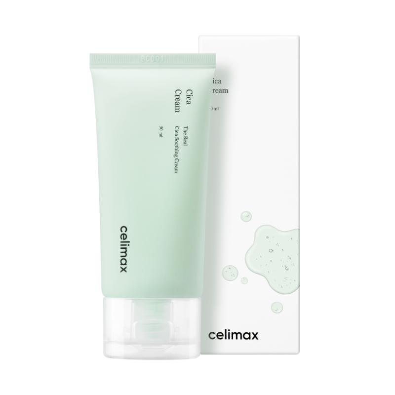 

[celimax] The Real Cica Soothing Cream 50ml - Professional Centella Calming Recharge & Barrier Repair Therapy