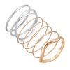 7 Pcs Gold Silver Bangle Bracelet Set for Women Multi Layer Stackable Cuff Bracelets Minimalist Boho Bangle Jewelry Gift for Her