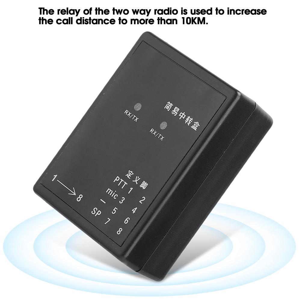 Two-Way Relay Walkie Talkie Repeater Box K-Plug For Radio Uhf 400?470Mhz