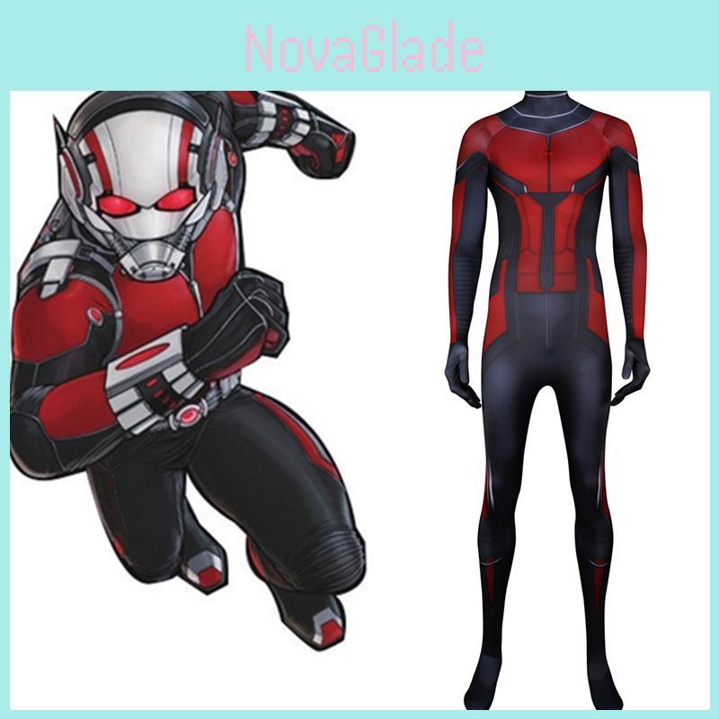 Exquisite Ant-man Scott Tights Cosplay Zentai Suit For Adults And Kids Halloween Party