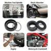 TC 16mm NBR Oil Seals Nitrile Rubber Shaft Double Lip Oil Seal Gaskets 16x22x4 16x22x7  16x25x5 16x26x7 16x30x7 16x35x7 16x24x7