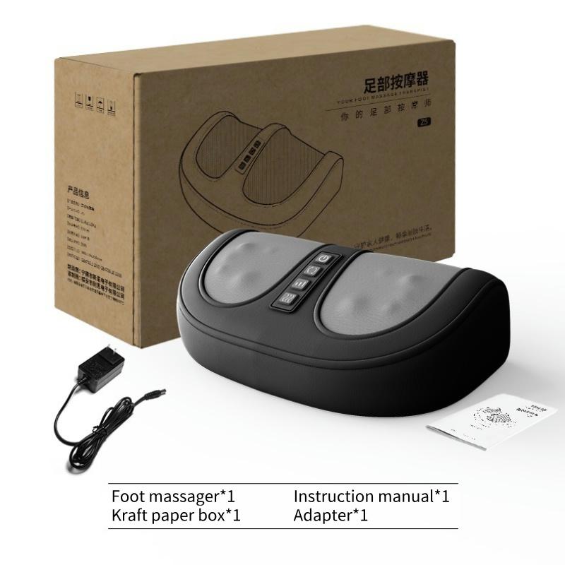 

Шиацу Массажер для ног с подогревом Электрический массажер для ног и икр с роликовым разминанием Глубокий тканевый массаж Релаксация Подарок EU Plug