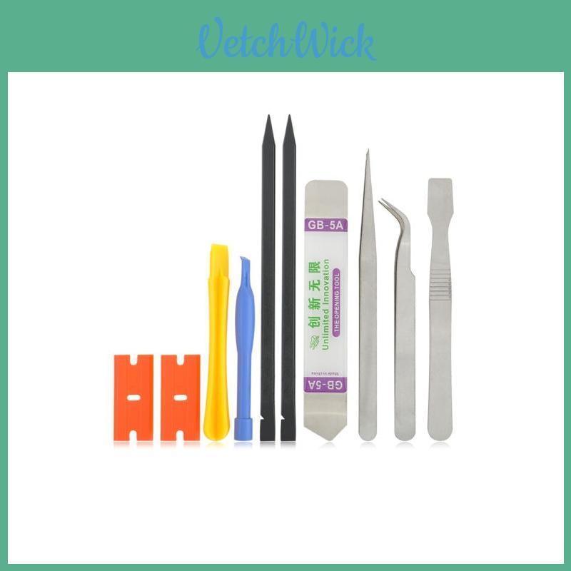 10 Mobile In1 Repair Opening Tools Pry Screwdriver Kit Set For Cell Phone Iphone