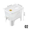 Plastic Transparency Turtle Tank House with Areas To Breed Feed Swim Bask Indoor Enclosure Water Turtles Cage Reptile Habitat