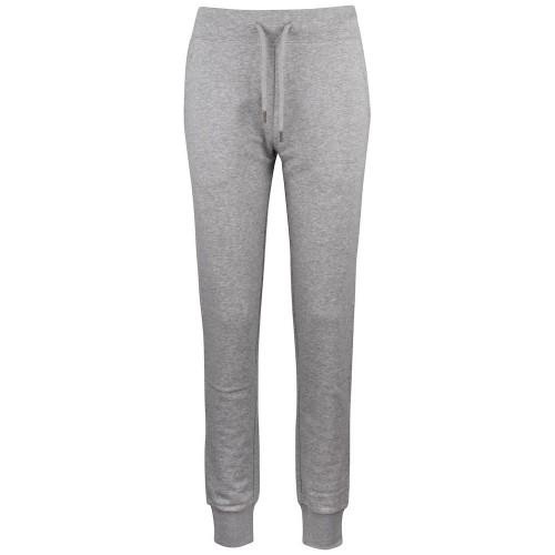 Clique Mulheres/Senhoras Premium Melange Jogging Bottoms M cinzento