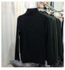 Women's Brushed Fleece Half-High Collar Slim-Fit Long-Sleeve T-shirt - Stylish & Warm for Autumn/Winter 2021
