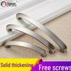 Bright Chrome Brushed Aluminum Alloy Shower Room Cabinet Handle 3011