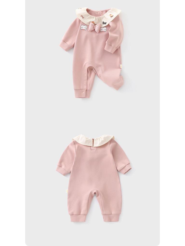 DUUDUU 2026 New Spring Long Sleeve Baby Girl Romper Jumpsuit