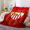 1pc Blanket - Seville Logo Print Design,Lightweight Blanket for Sofa,Bed- Soft &Warm,Gift for All Seasons
