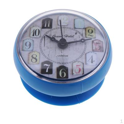 Clock Suction Cup Water Resistant for Bathroom and Kitchen