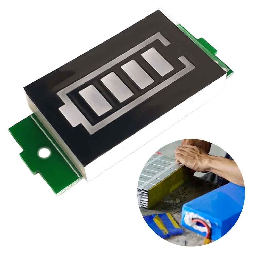 1/2/3/4/6/7/8S Lithium Battery Capacity Indicator Module LED Display Lithium Battery Meter Display Module 4 Sections