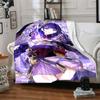 1pc Genshin Impact Beelzebul1 Blanket, Gift, for Men and Women, Soft Blanket, Good for Sofa Bed Couch Travel, Lightweight Flannel Blanket