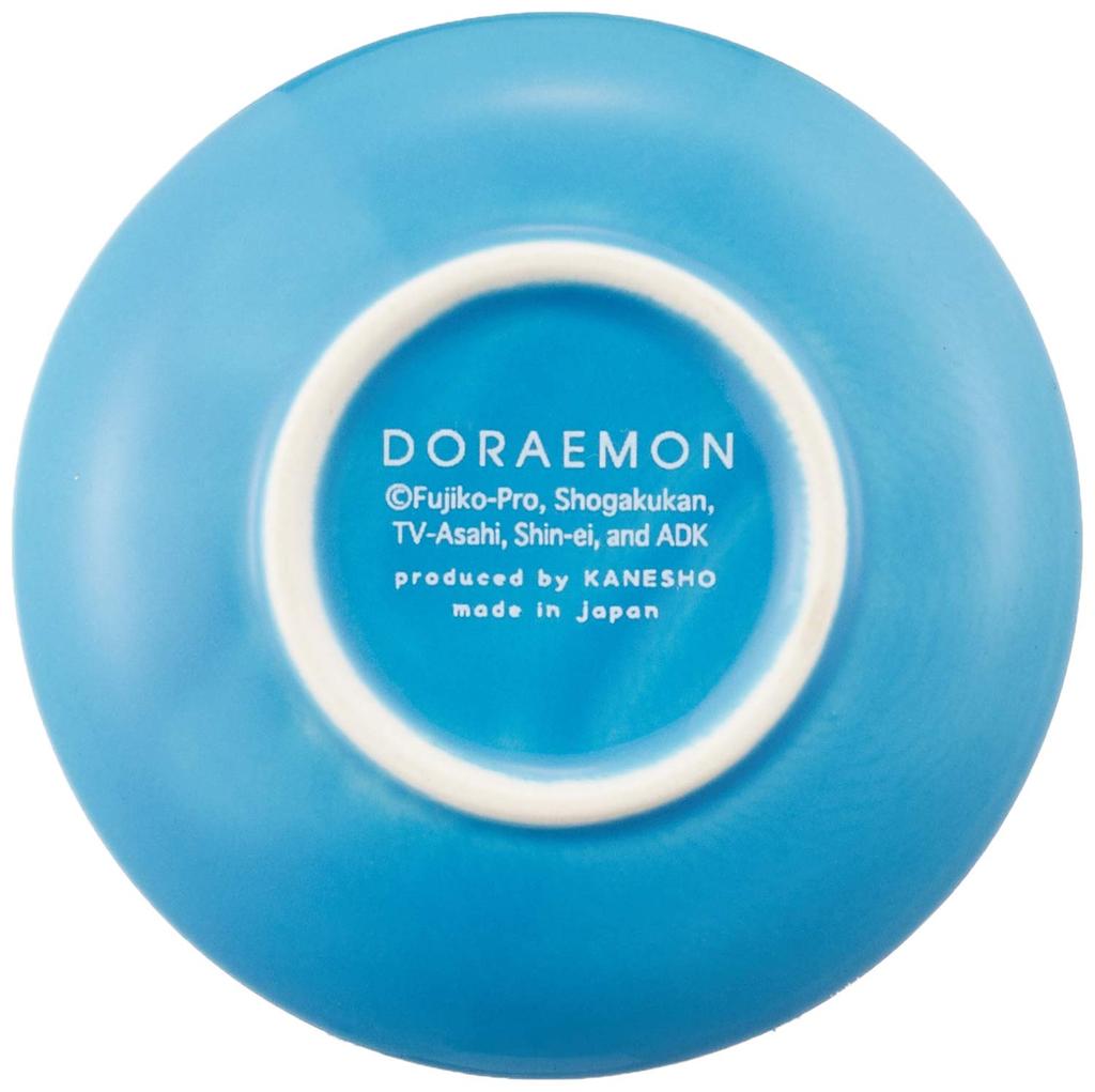Petit Small Diameter 008532 "Doraemon" Plate, 6.7cm, Blue,