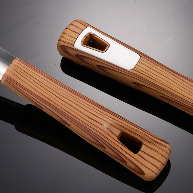 Thickened Stainless Steel Colander with Wooden Handle Grease-separated Noodle Drain Household Cooking Utensils for Cooking