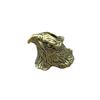 Premium Vintage Brass 3D Eagle Head Paracord Bead EDC Keychain Knife Pendant Decor for  Backpack Accessories
