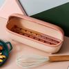 Transparent Dust-proof Cover Kitchen Storage  Box 4-compartment Seasoning Box Hollowed Bottom Chopstick Storage Box Kitchenware