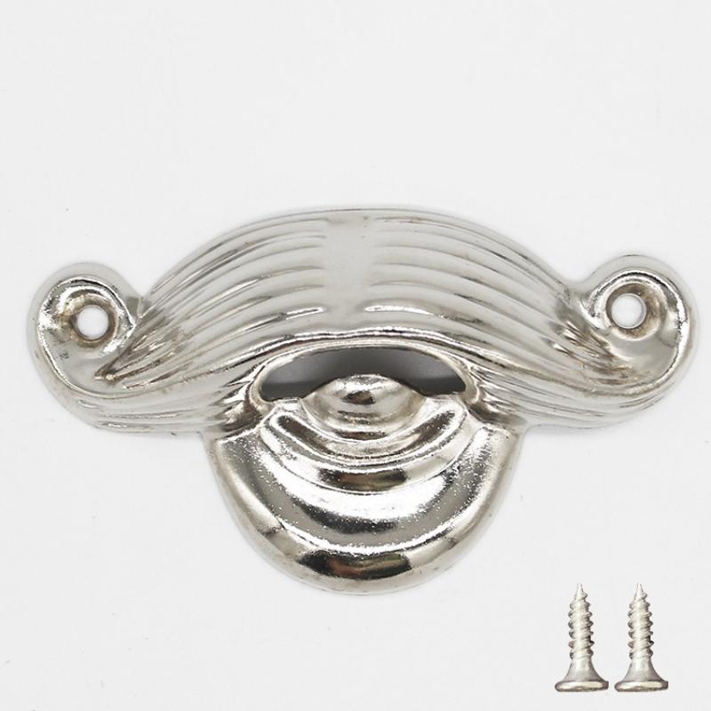 

Alloy Mustache Bottle Opener Wall Beer Creative Bottle Opener; Fixed Wall Bottle and Can Opener серебряный