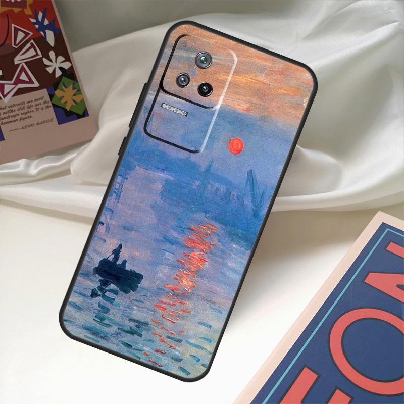 Claude Monet Kunstmalerei Hülle Für POCO X6 Pro M6 X5 X3 M5s F3 F5 Xiaomi 14 Ultra 13 12 Lite 11T 12T 13T Pro Hülle
