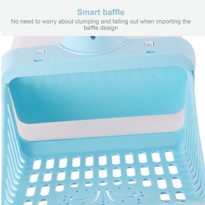 Cat Litter Scooper With Holder Large Capacity Portable Litter Box Scooper Pet Supplies For Indoor Outdoor Travel Apartment Puppy