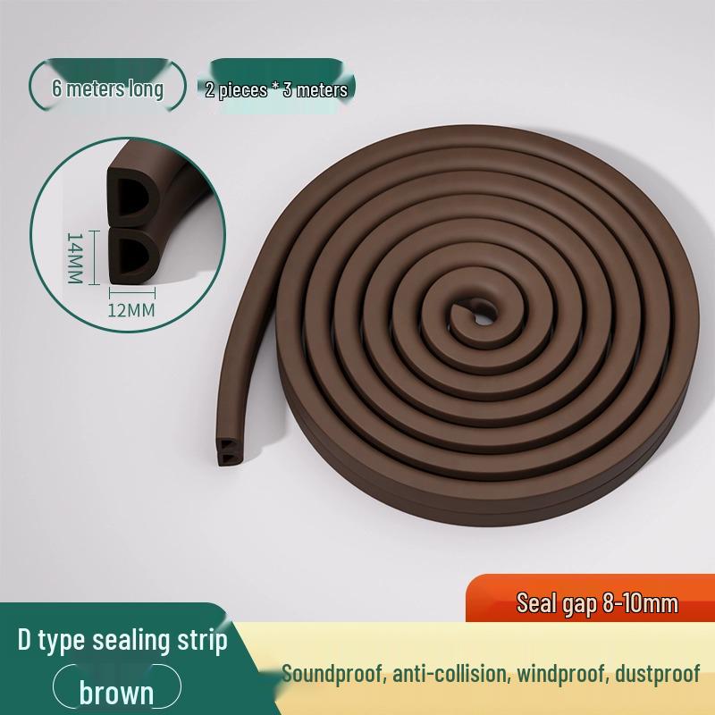 Těsnící lišta okna typu O z voděodolného a zvukotěsného UPVC pro dovnitř otevíraná okna