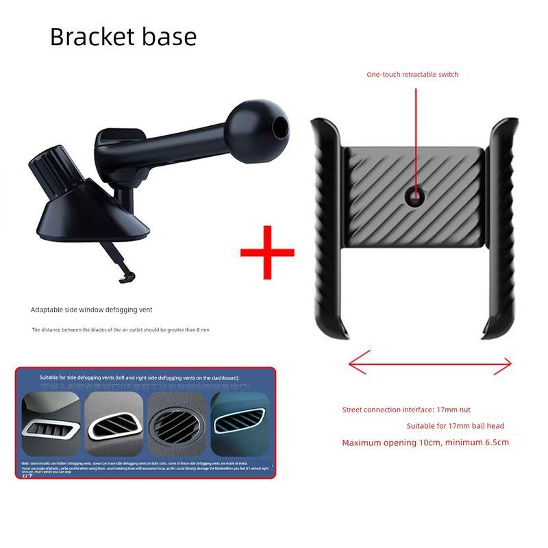 Suitable for Xpeng X9 Mobile Phone Car Mount Bracket, Left Upper Corner Side Window Air Conditioning Vent Navigation Phone Holder