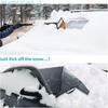 75x42" Car Windshield Snow Cover Ice Removal Wiper w/ Magnetic Edges Protector