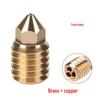 Bambu X1/P1P 3D Printer Brass CHT Clone Three-Hole High-Flow Hardened Steel Nozzle