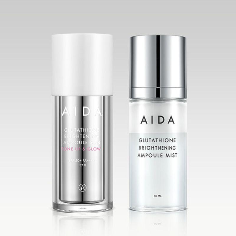 [Набор для сияния с эффектом выравнивания тона] Солнцезащитный крем с эффектом выравнивания тона 37 г + Мист 60 мл