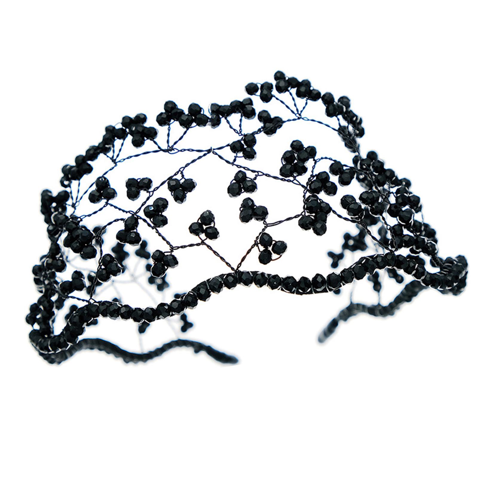 

Модные свадебные повязки на голову для макияжа для вечеринок, головные уборы для музыкальных фестивалей, фотореквизит для макияжной фотографии 4