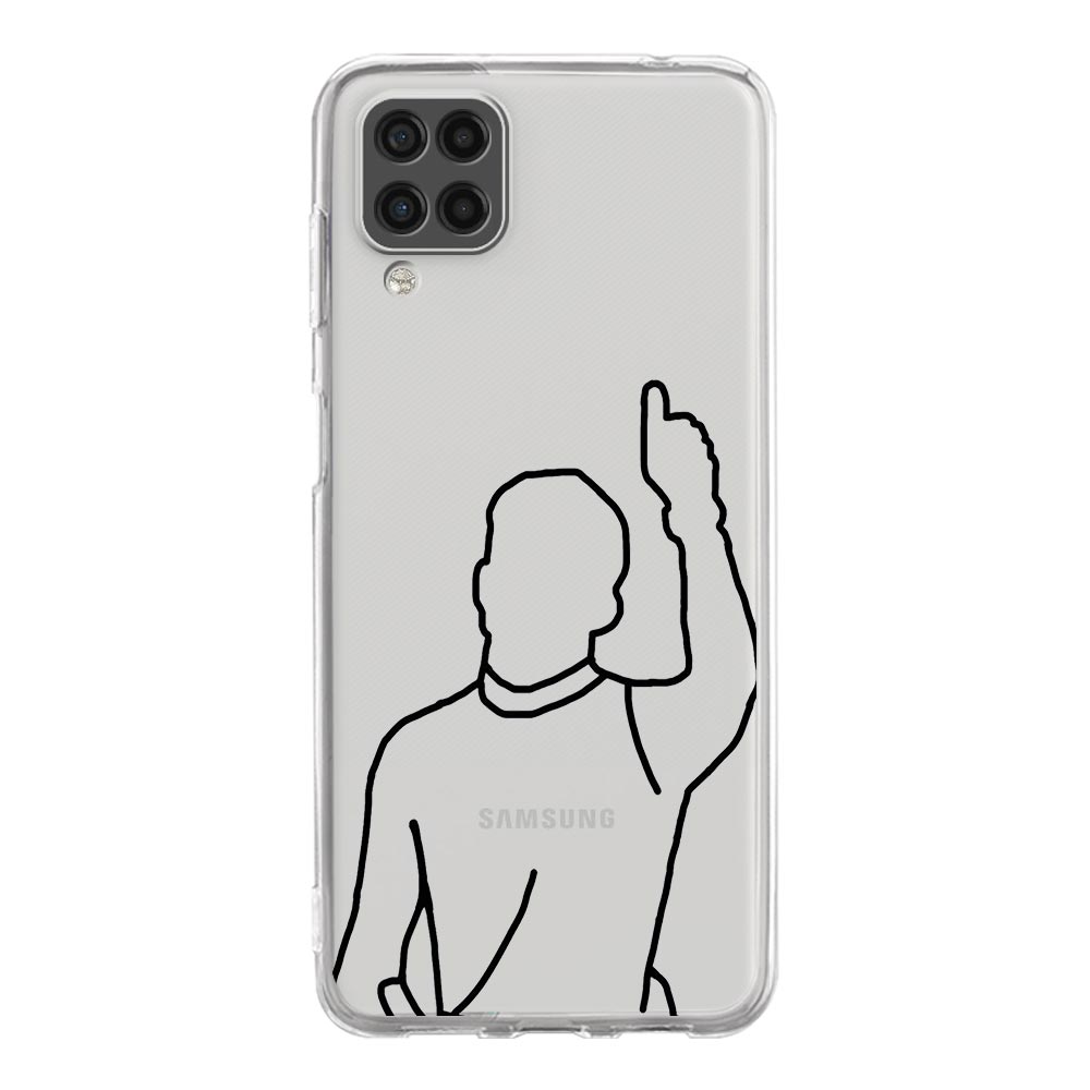 Phone Case For Samsung A13 A33 A35 A55 A73 A53 A23 A51 A71 A21S A12 A31 A41 A05s A03S A15 A25 A32 5G Clear Cover F1 Number 33