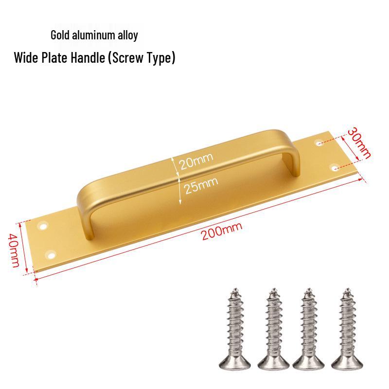 Punch-Free Aluminum Alloy Sliding Glass Door & Window Handle