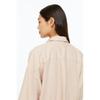 H&M Pajama Shirt & Shorts Powder Beige