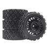 4pcs 70MM Rally Tires Rubber Tire Wheel Tyre for Tamiya XV01 XV02 TT01 TT02 PTG-2 1/10 RC Rally Racing Car Upgrade Parts