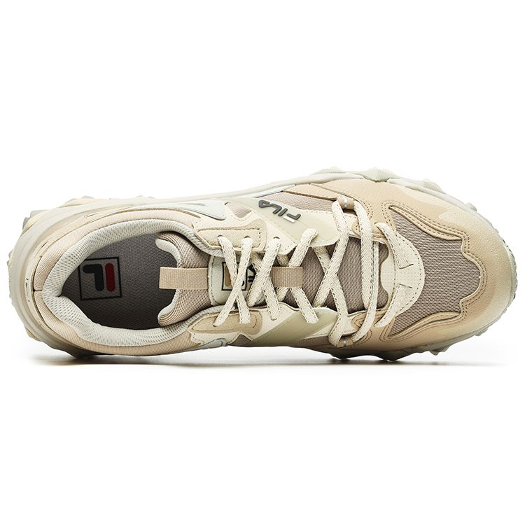 Fila Oakmont 2 Fabric Synthetic Leather TPU Retro Low Top Lifestyle Sneakers Men Sneakers Sand Pelican F12M242113FSP