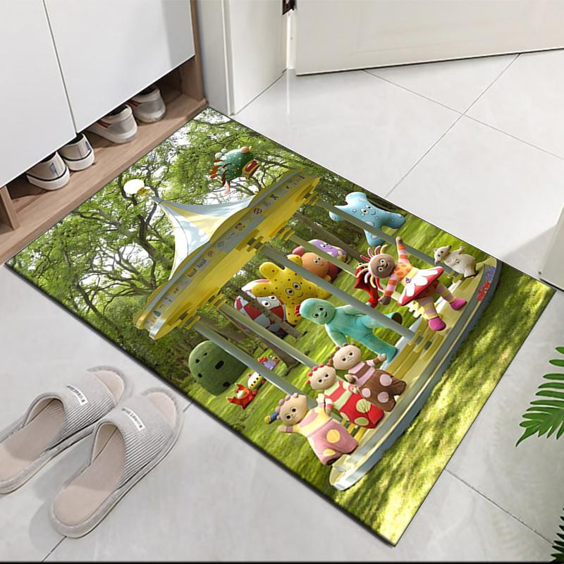 In the Night Garden Printed Carpet, for Office Chair Living Room Bedroom Kitchen Room Decor Gifts.