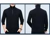 Men's Autumn/Winter Half-High Neck Cashmere Sweater - Fashionable Long-Sleeve Thick Knit Jumper