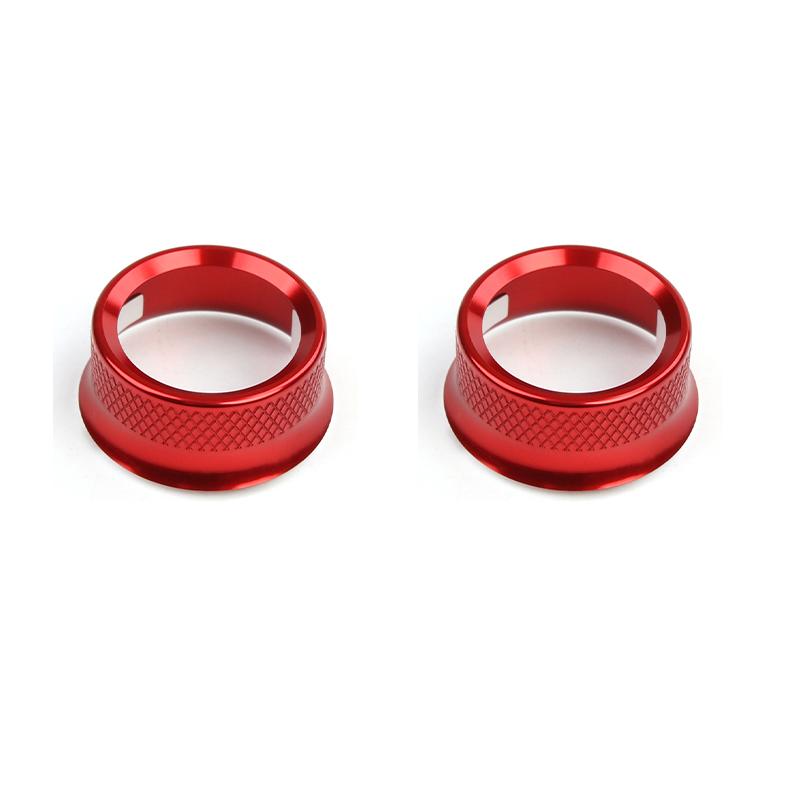 Automotive Interior Trim Aluminum Alloy Material Air Conditioner Rotation Cover Trim For Kia Stinger 2018    LHD RHD