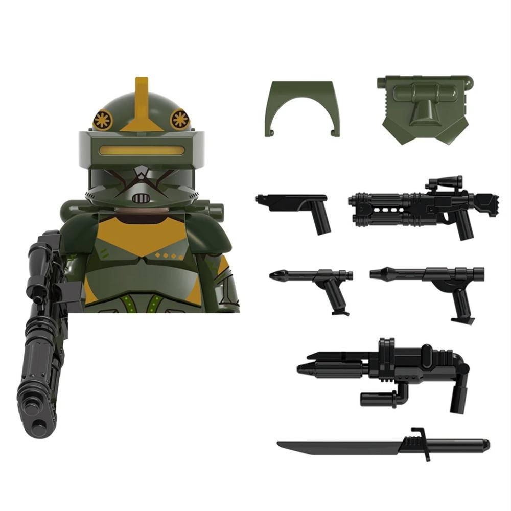 X0300 MOC Military Building Blocks Bricks Anime Mini Action Soldier Figures Diy Assembly Toys Kids Birthday Gifts WM2207 WM6147