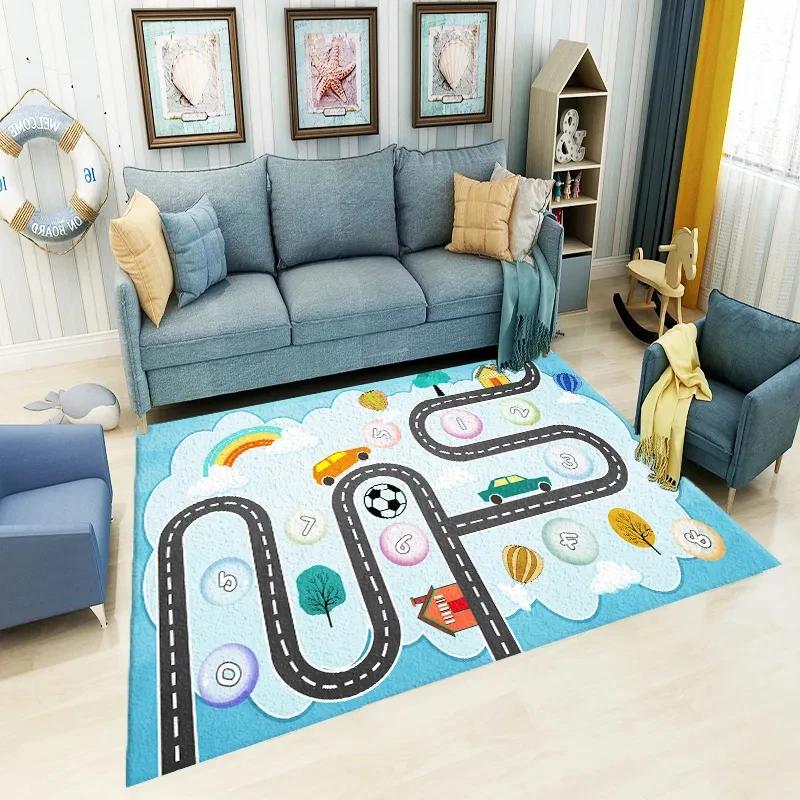 

М який килим з цифрами для гри в класики, килимок для підлоги, нековзний, для хлопчиків, дівчаток, малюків, навчальний, килимова доріжка для ігрової кімнати, спальні, класу 60*90cm
