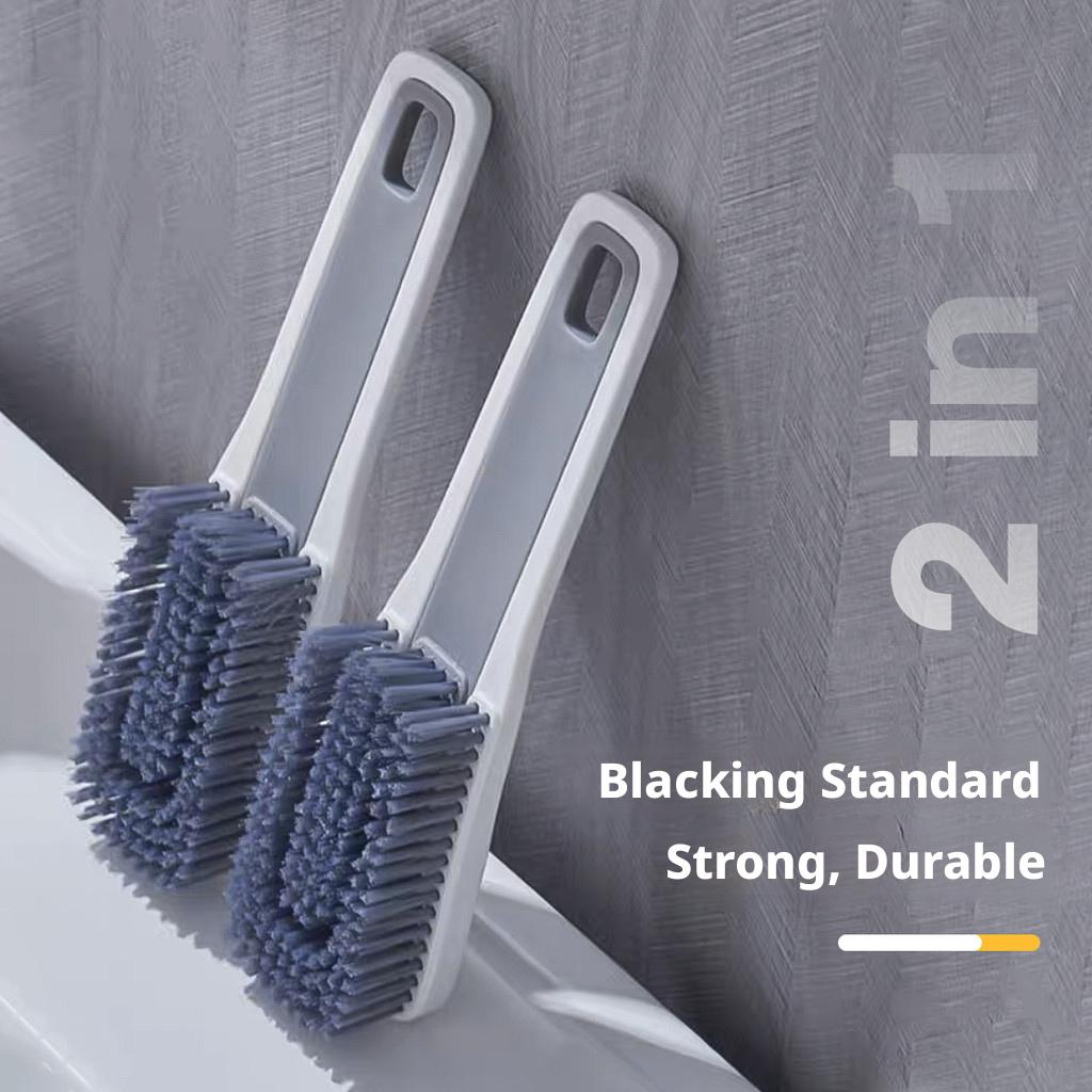 2-in-1 Detachable Brush: Shoe Cleaner + Gap Brush + Clothes Stain Remover