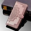 Foral Book Leather Wallet Flip Case For iPhone 17E 16 7 14 17 12 13 Pro 15 Pixel 10A 10 Oneplus 15R Nord 3 CE 2 4 Lite Motorola Edge 50 Moto G84 Cover